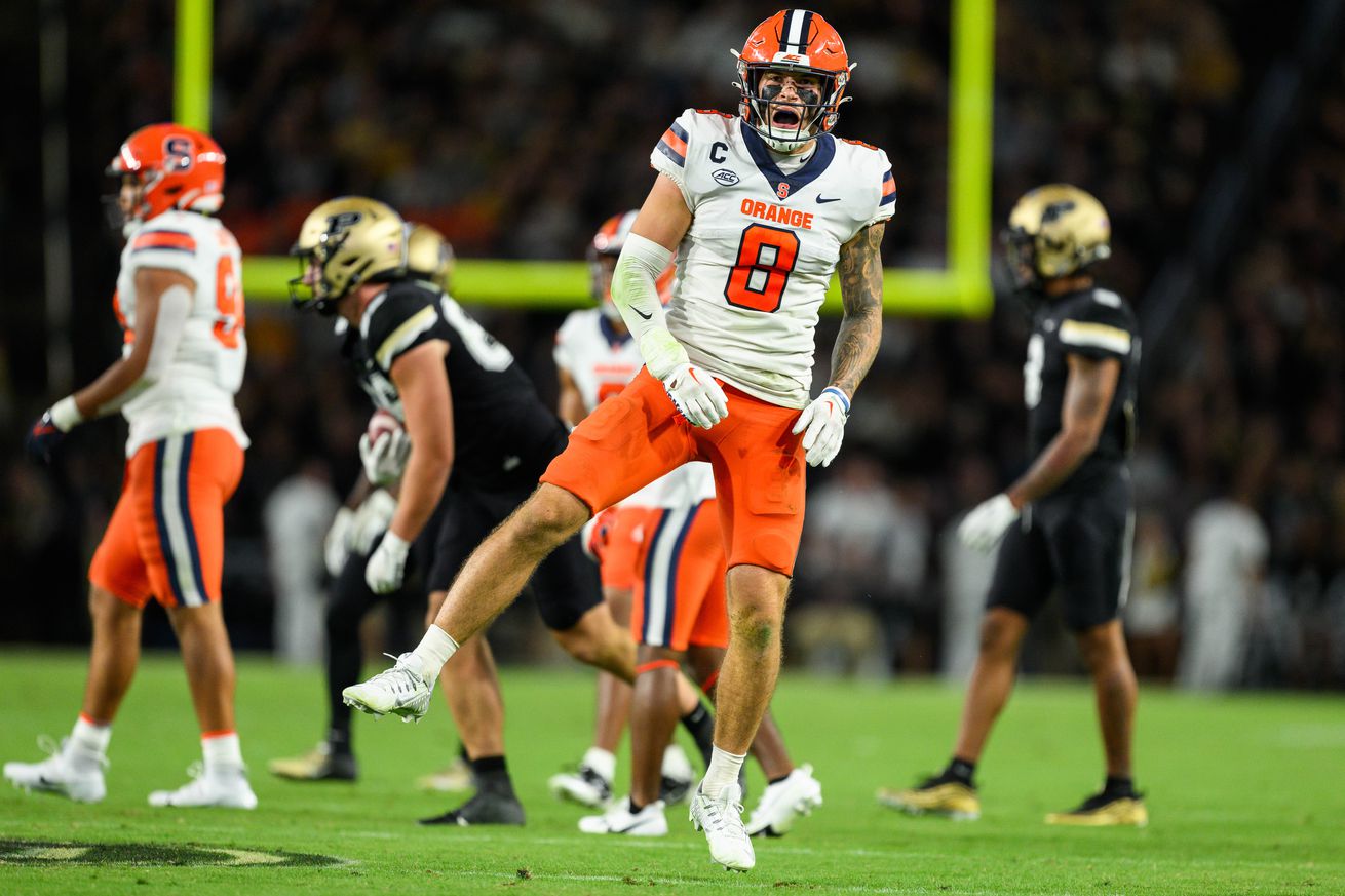 COLLEGE FOOTBALL: SEP 16 Syracuse at Purdue