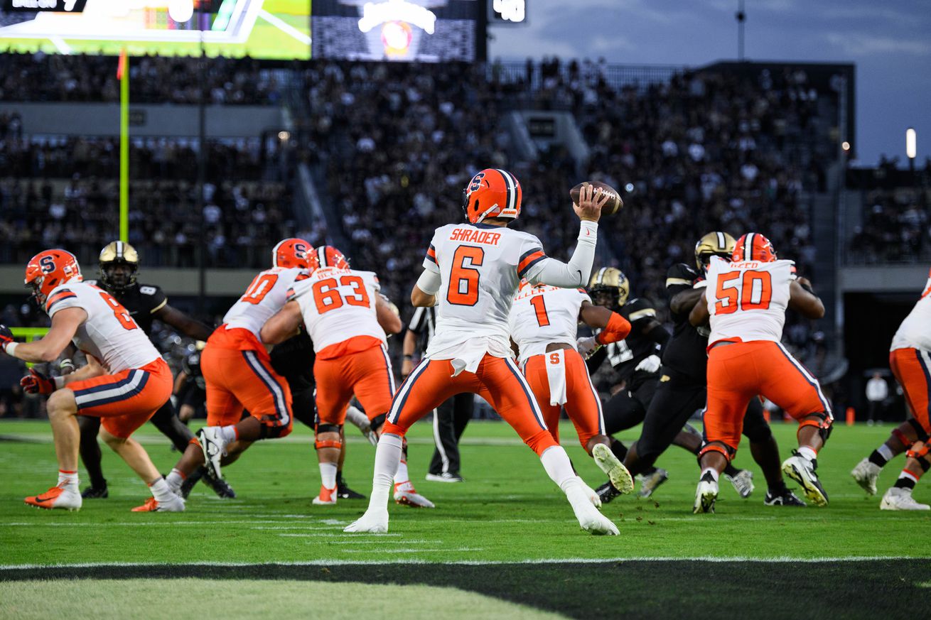 COLLEGE FOOTBALL: SEP 16 Syracuse at Purdue