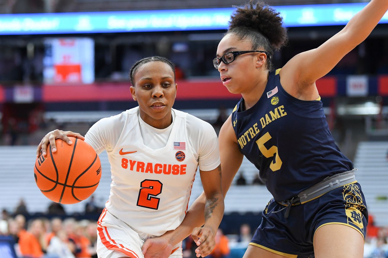 NCAA Womens Basketball: Notre Dame at Syracuse
