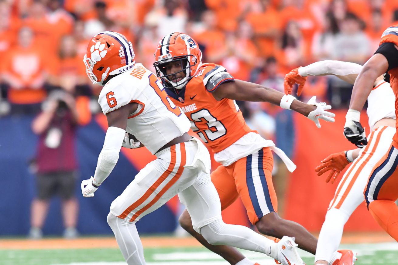 NCAA Football: Clemson at Syracuse
