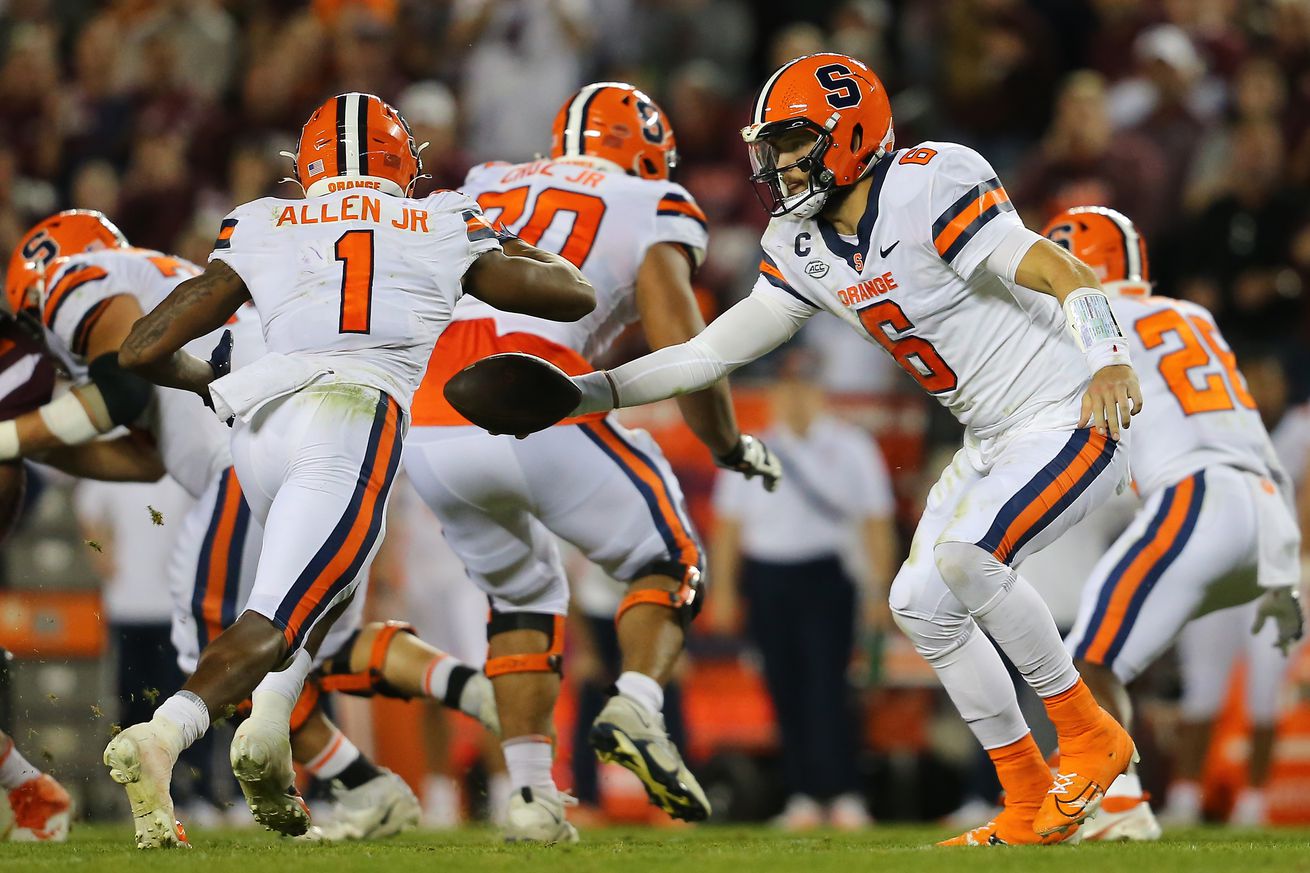 COLLEGE FOOTBALL: OCT 26 Syracuse at Virginia Tech