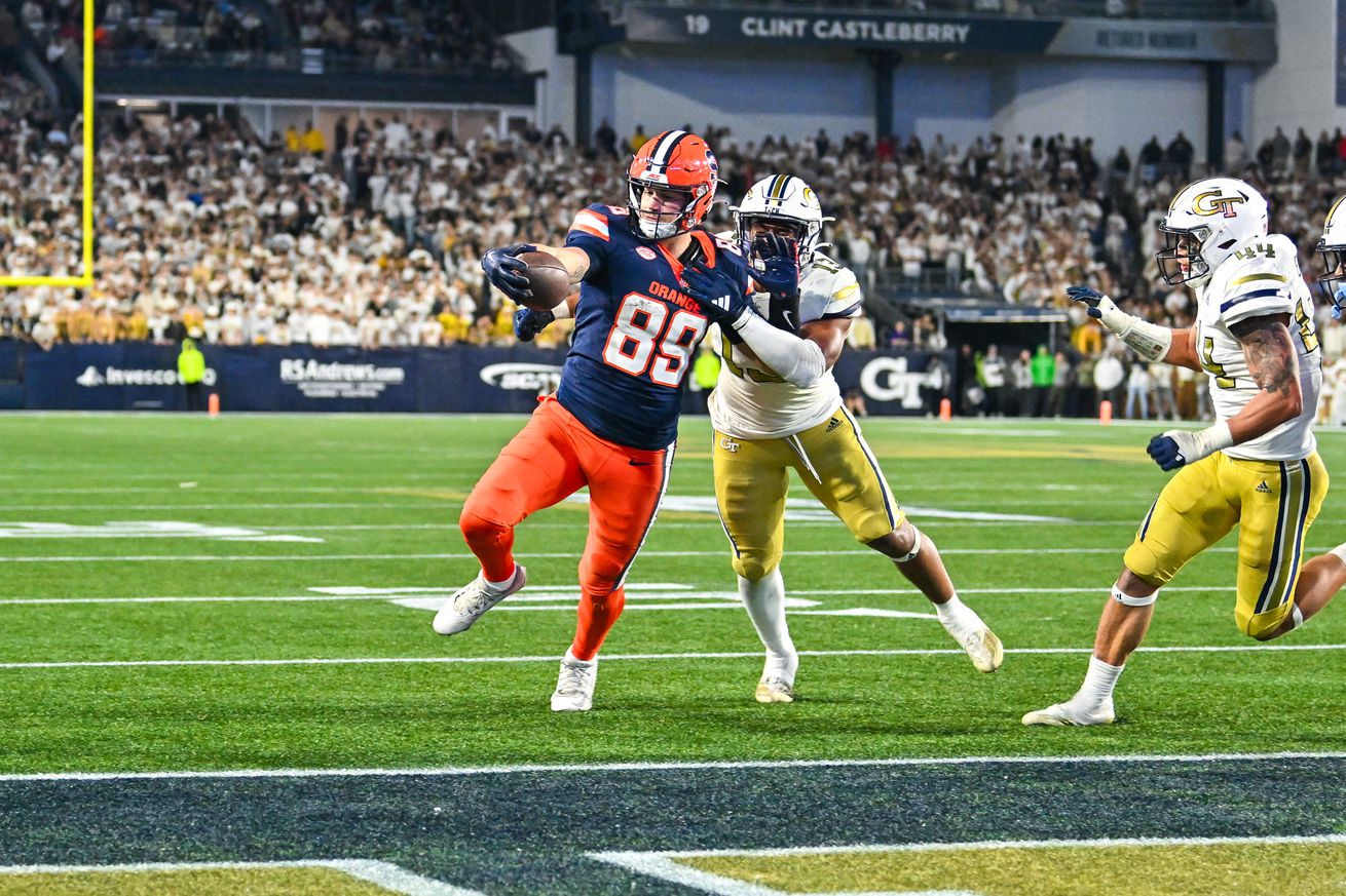 COLLEGE FOOTBALL: NOV 18 Syracuse at Georgia Tech