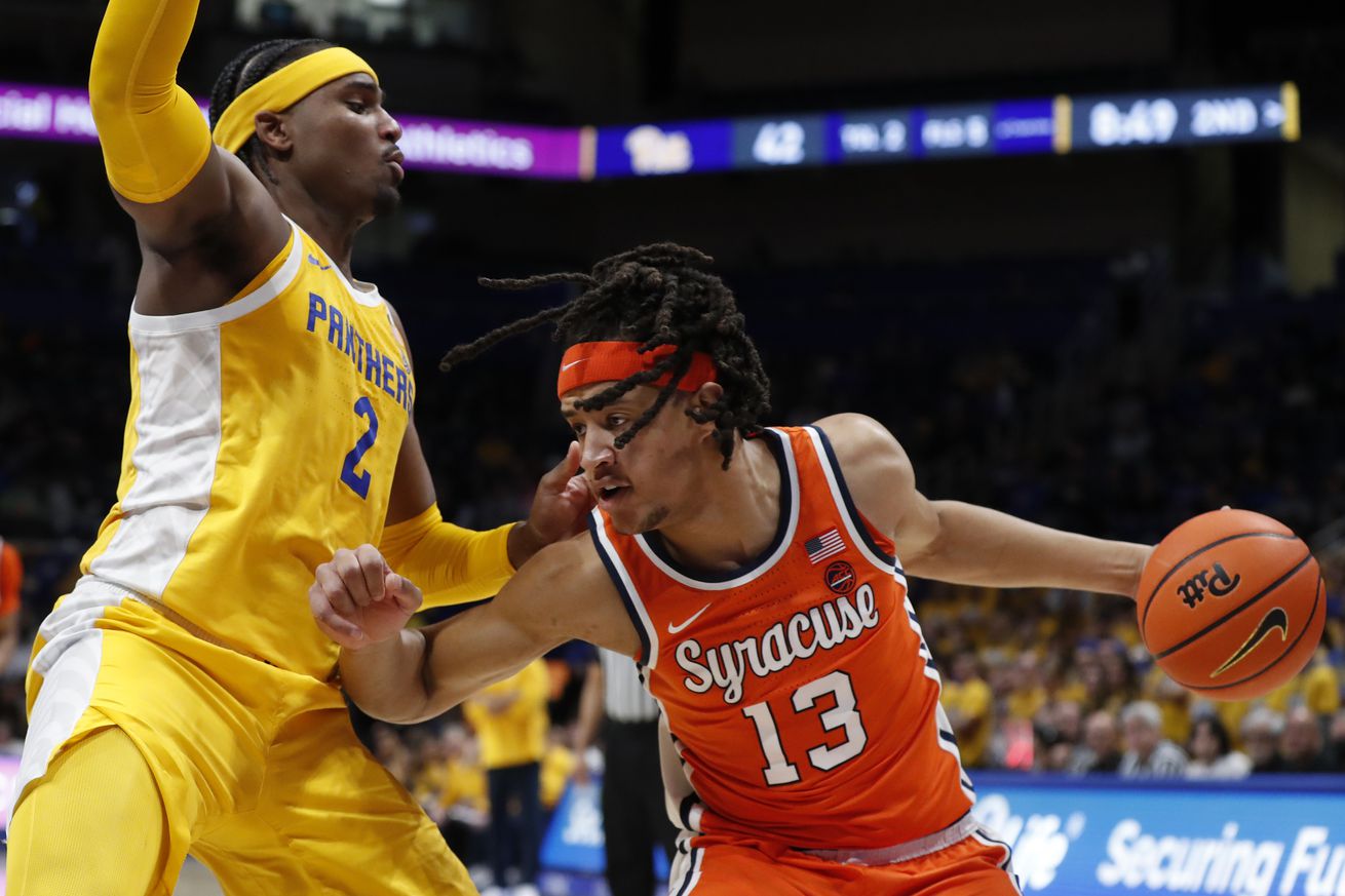 NCAA Basketball: Syracuse at Pittsburgh