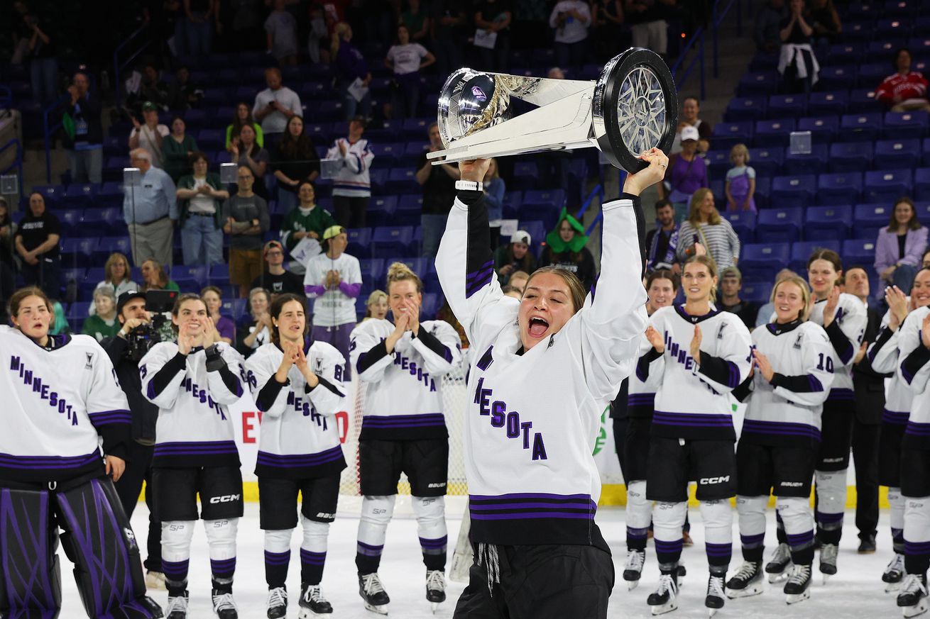 HOCKEY: MAY 29 PWHL Walter Cup Finals - Minnesota at Boston