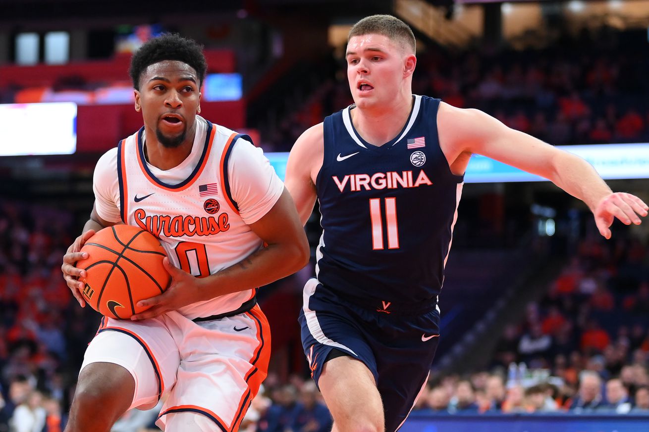 NCAA Basketball: Virginia at Syracuse