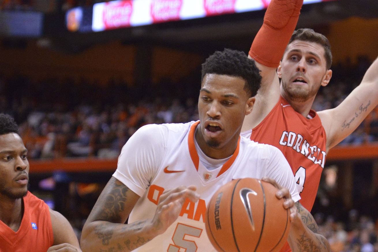 NCAA Basketball: Cornell at Syracuse
