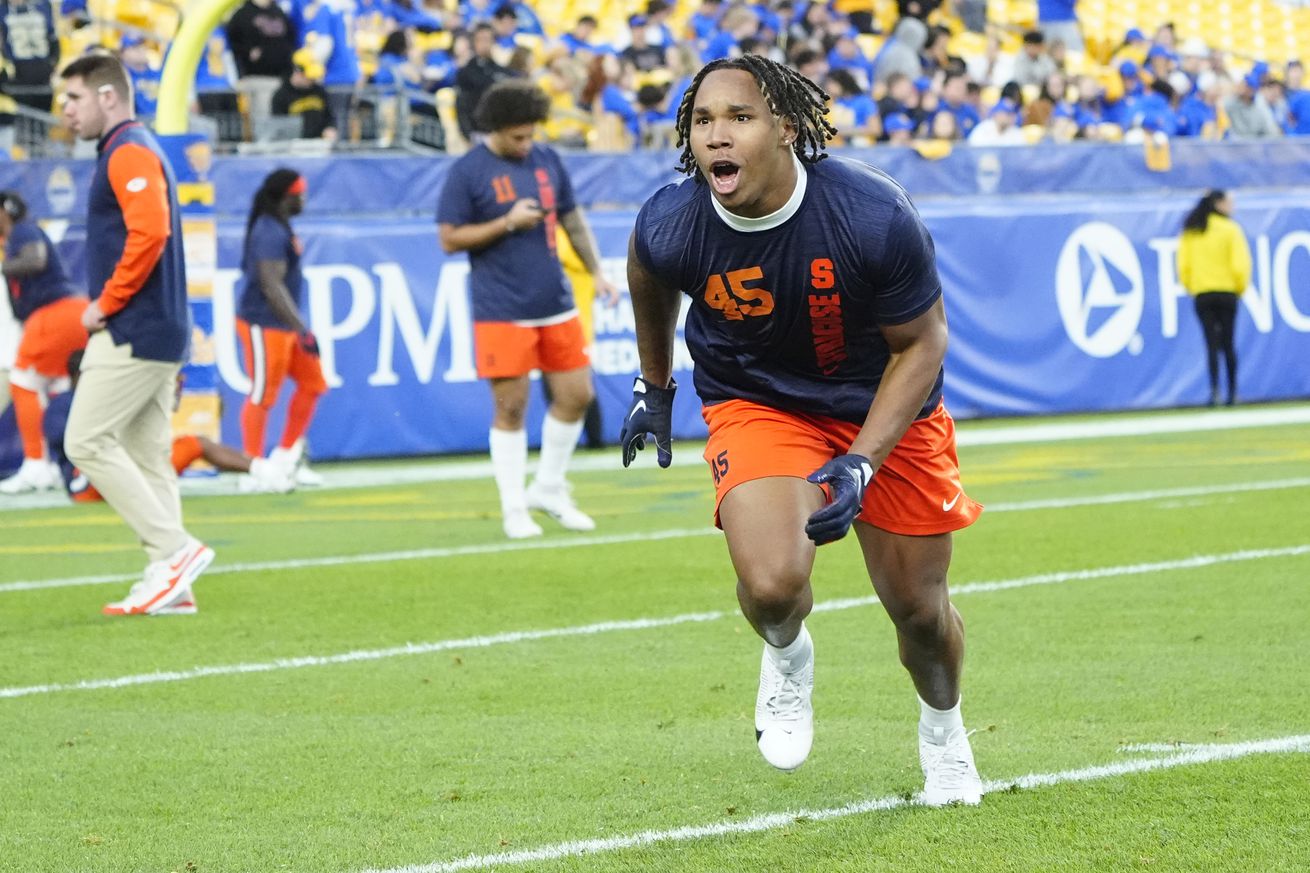 COLLEGE FOOTBALL: OCT 24 Syracuse at Pitt