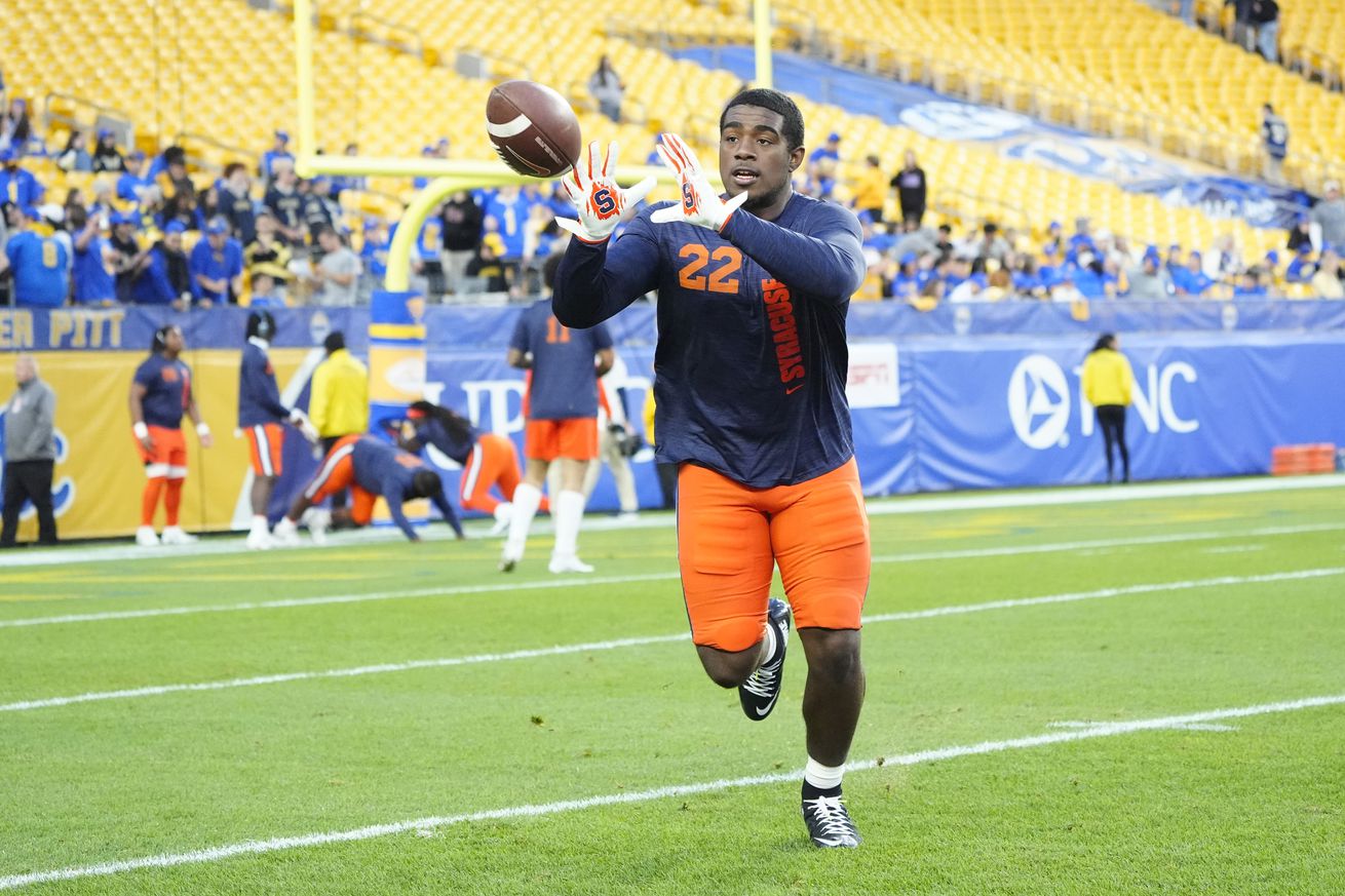 COLLEGE FOOTBALL: OCT 24 Syracuse at Pitt