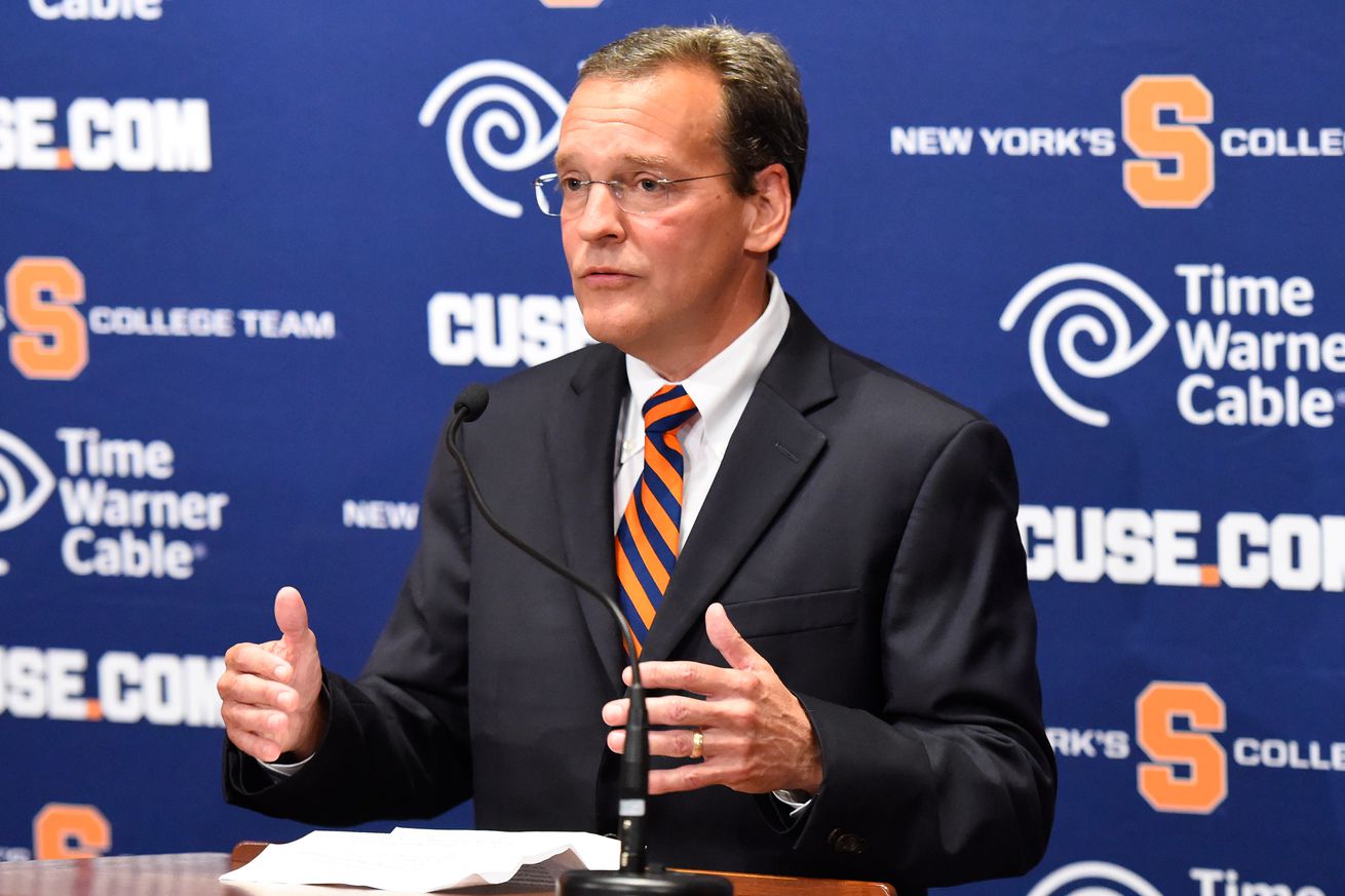 Syracuse Introduce John Wildhack As Director Of Athletics